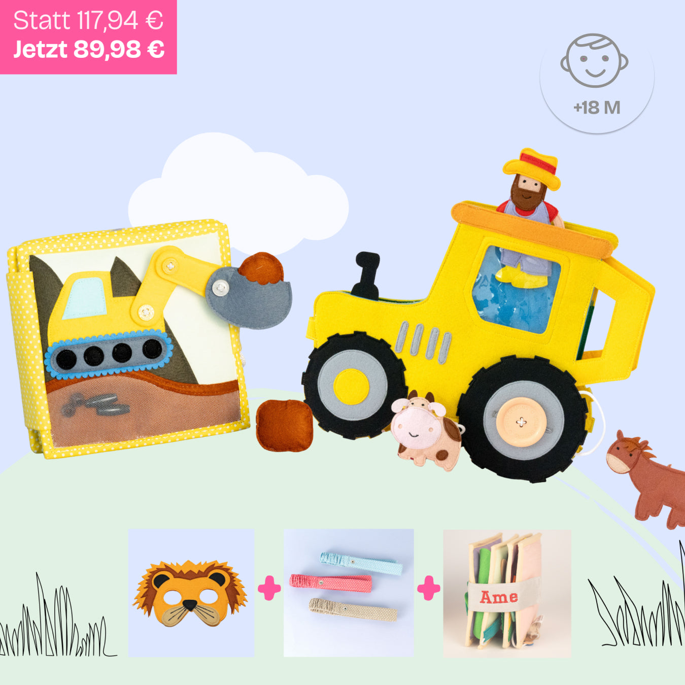 Traktor trifft Bagger!