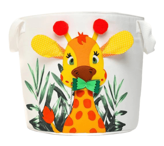 Giraffe - Storage Box (round)