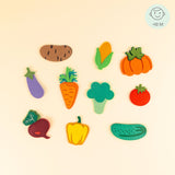 Légumes du jardin colorés