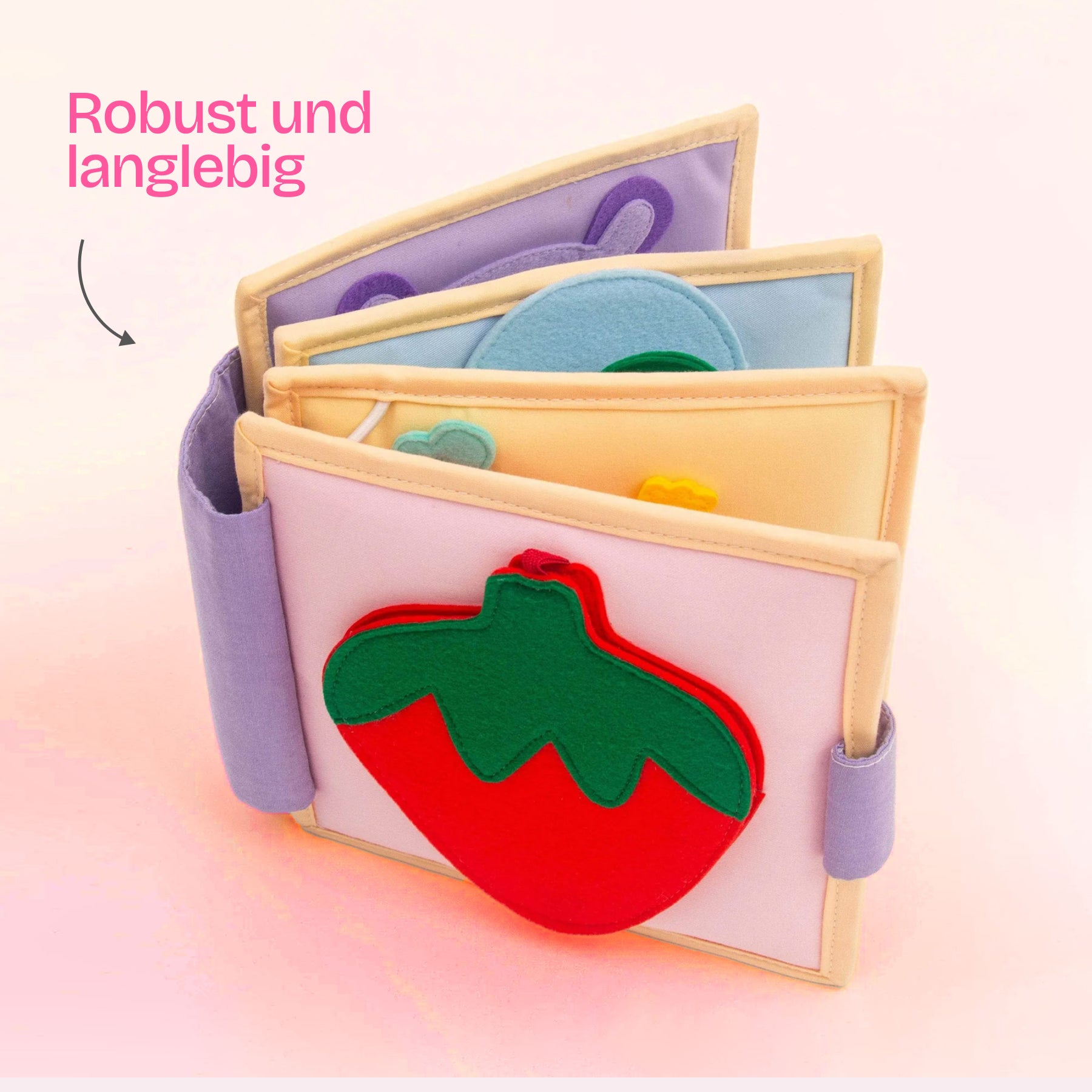 Regenbogen – 6 Seiten Mini Quiet Book