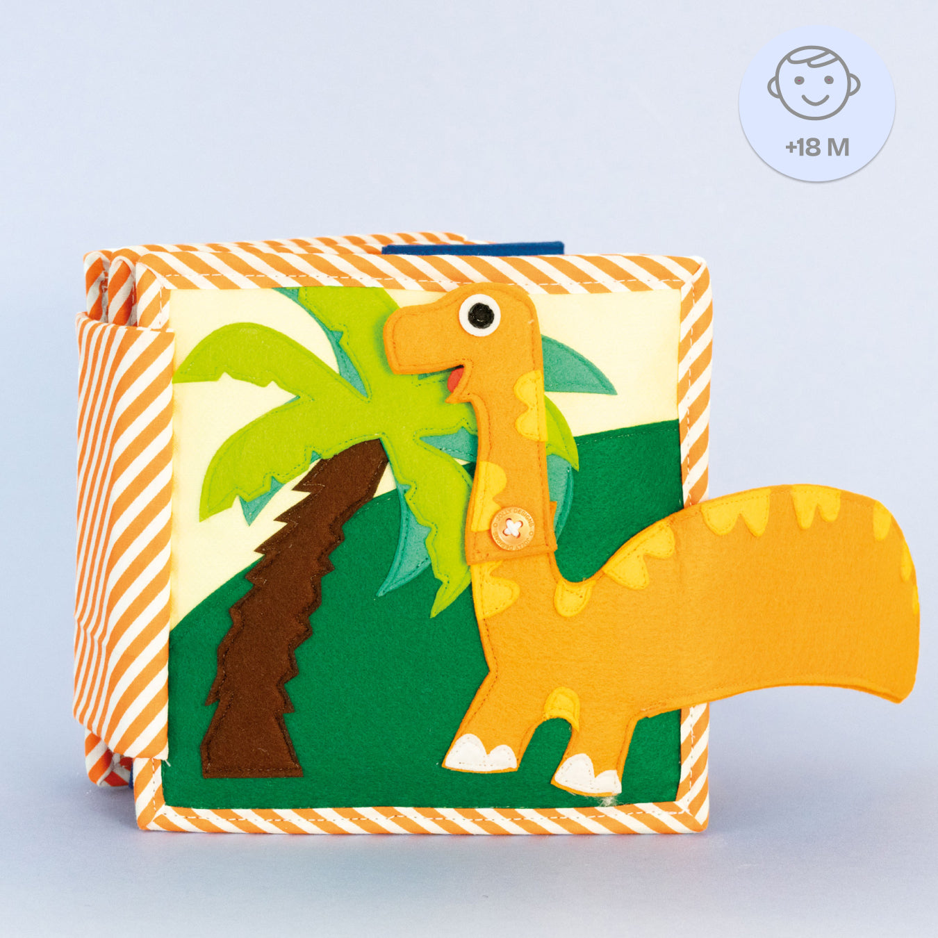 Dino Friends - 6 Pages Mini Quiet Book