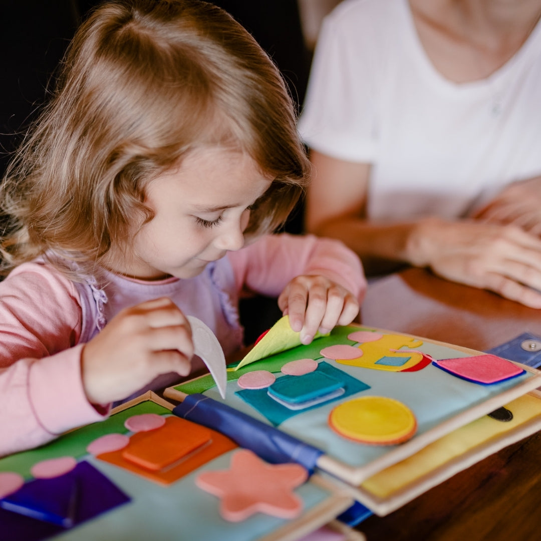 Pastel young owl- 6 Pages Quiet Book