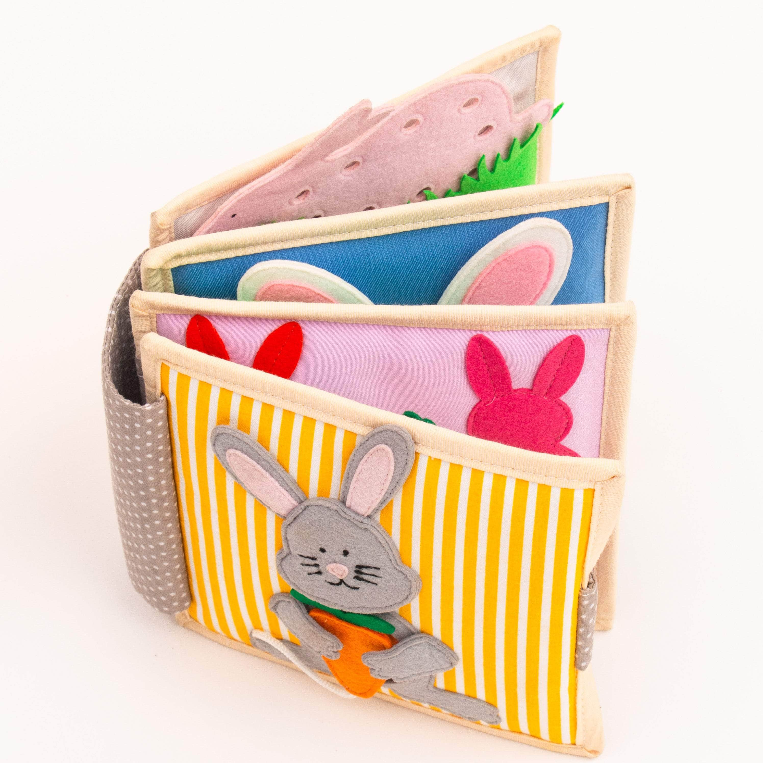 Funny Bunny- 6 pages Mini Quiet Book 