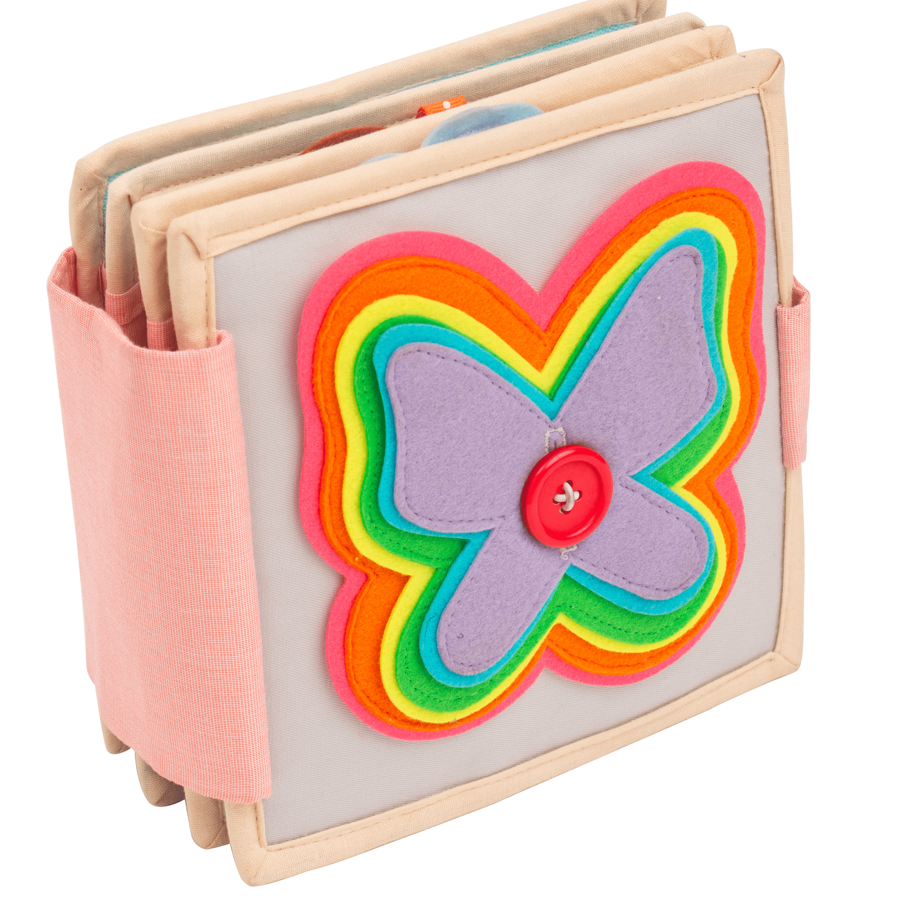 Der flatternde Schmetterling – 6 Seiten Mini Quiet Book