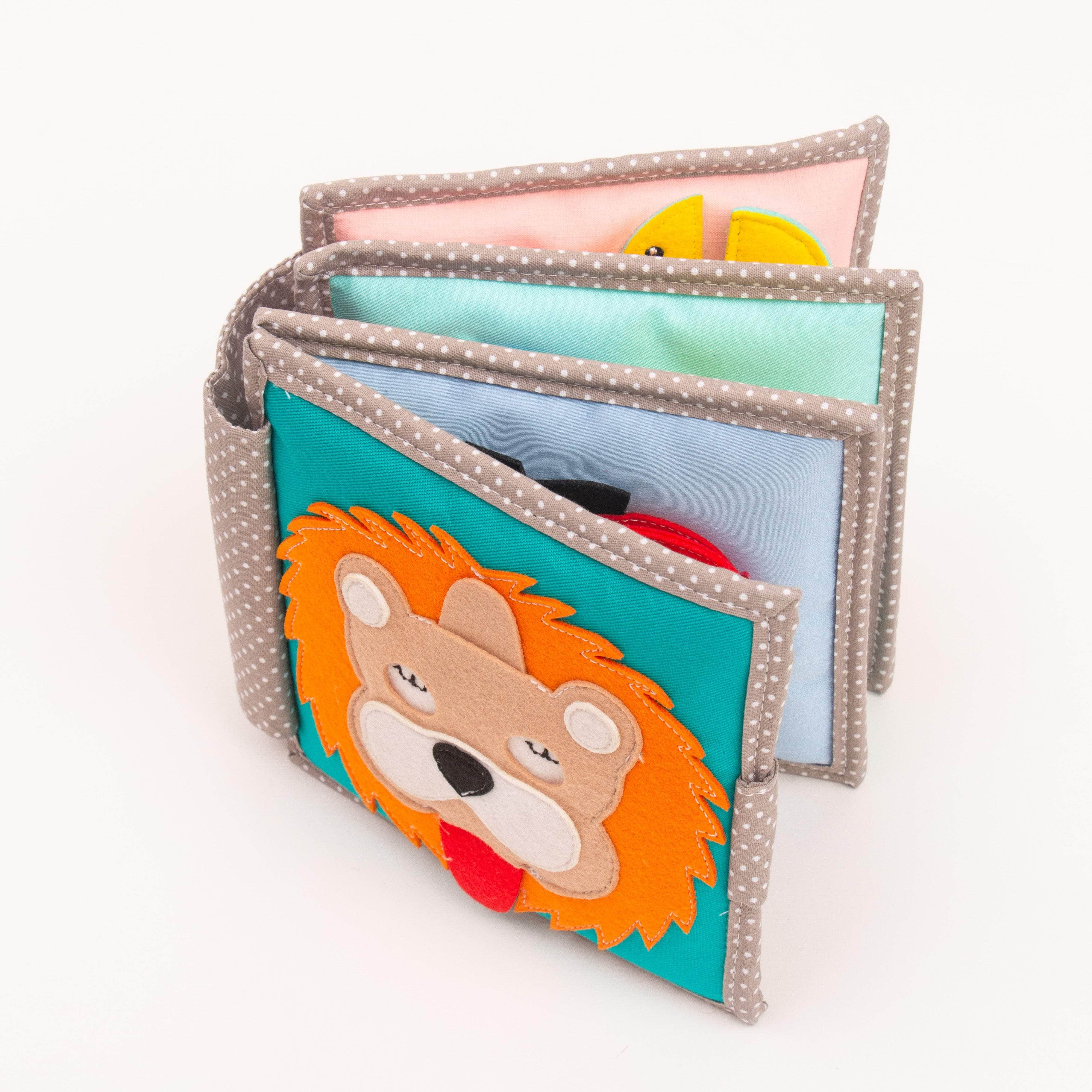 Sleepy Lion - 6 Pages Mini Quiet Book