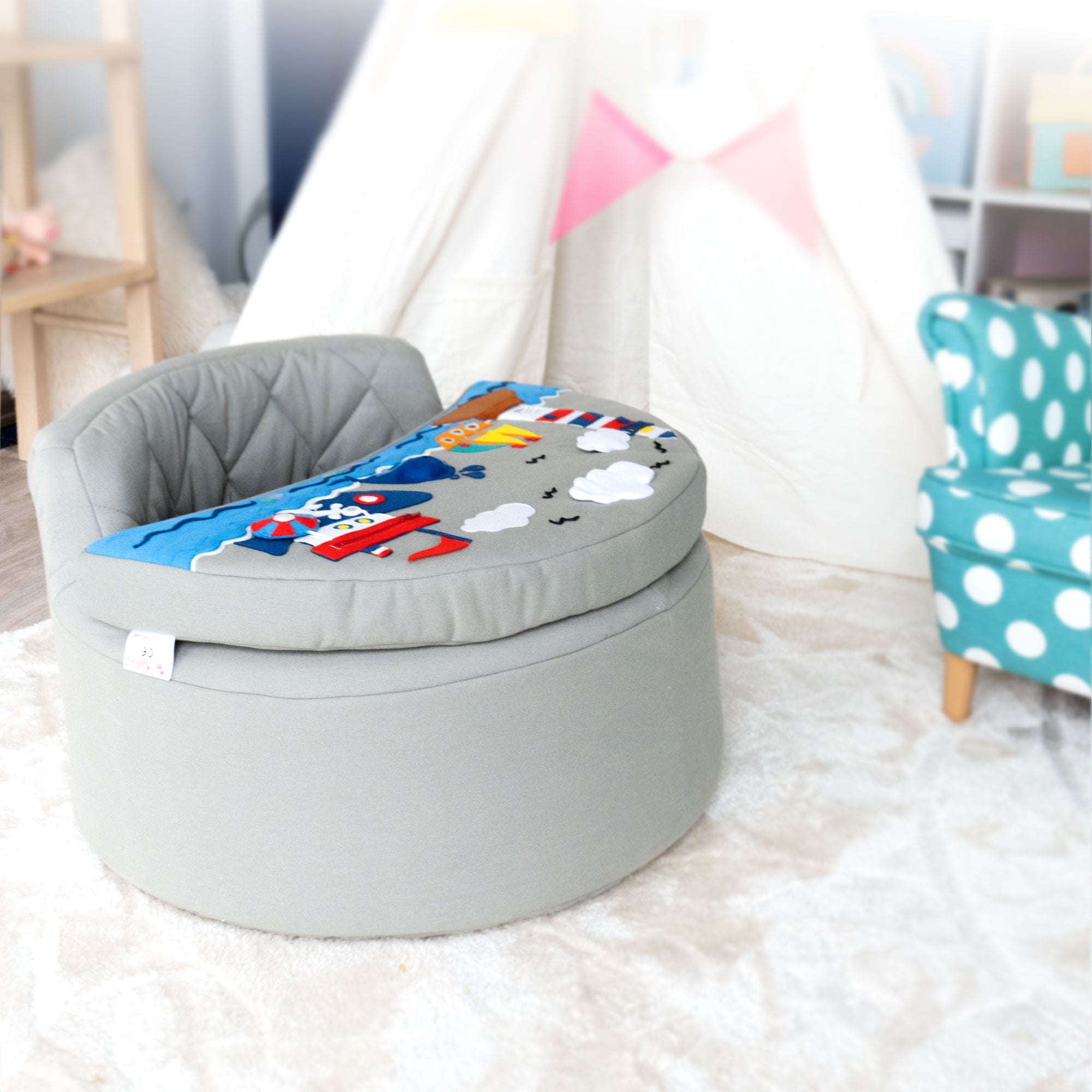 Actiyity Sessel mit Seemann Auflage