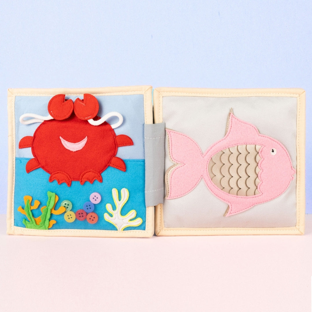Happy Sheep - 6 Pages Mini Quiet Book 