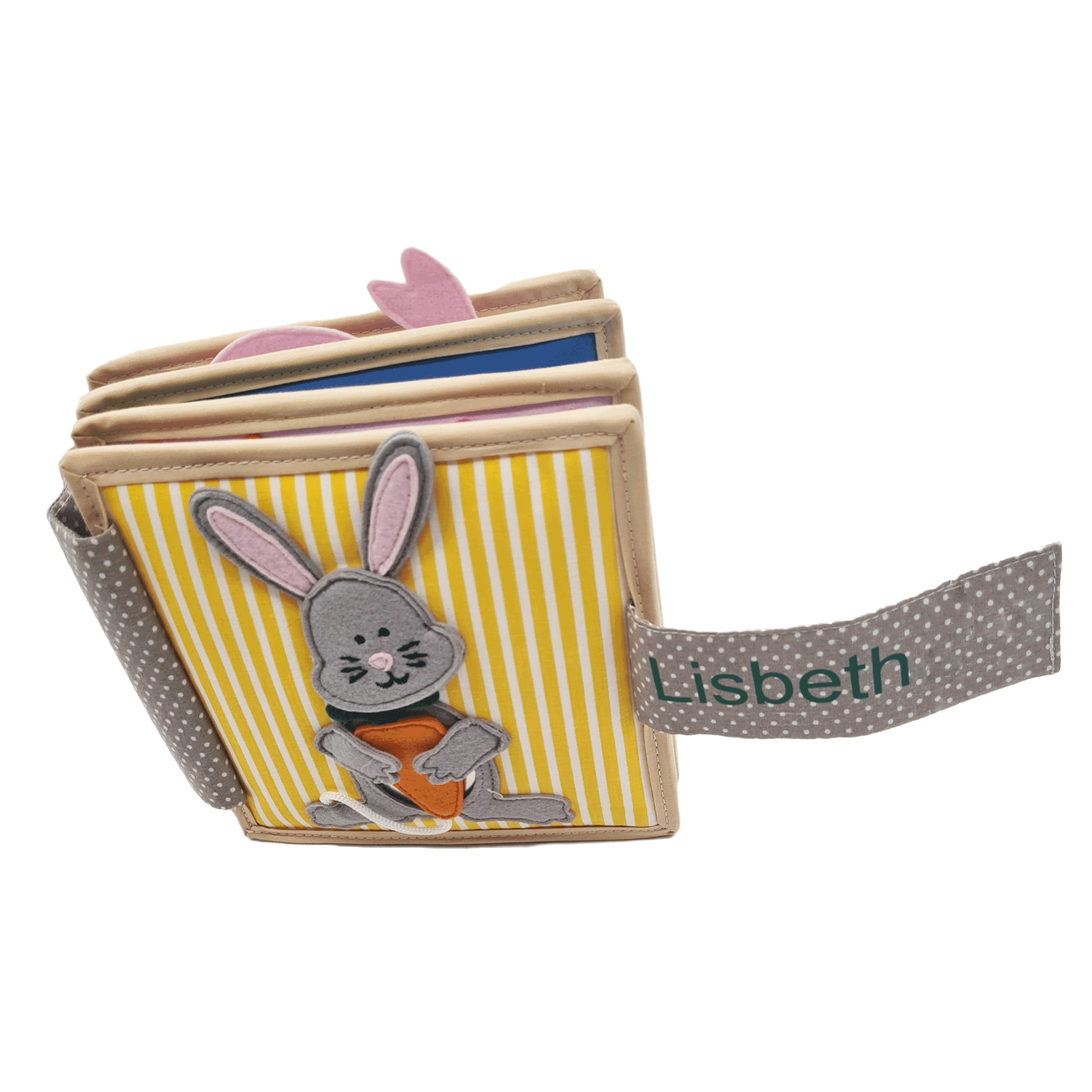 Funny Bunny- 6 pages Mini Quiet Book 