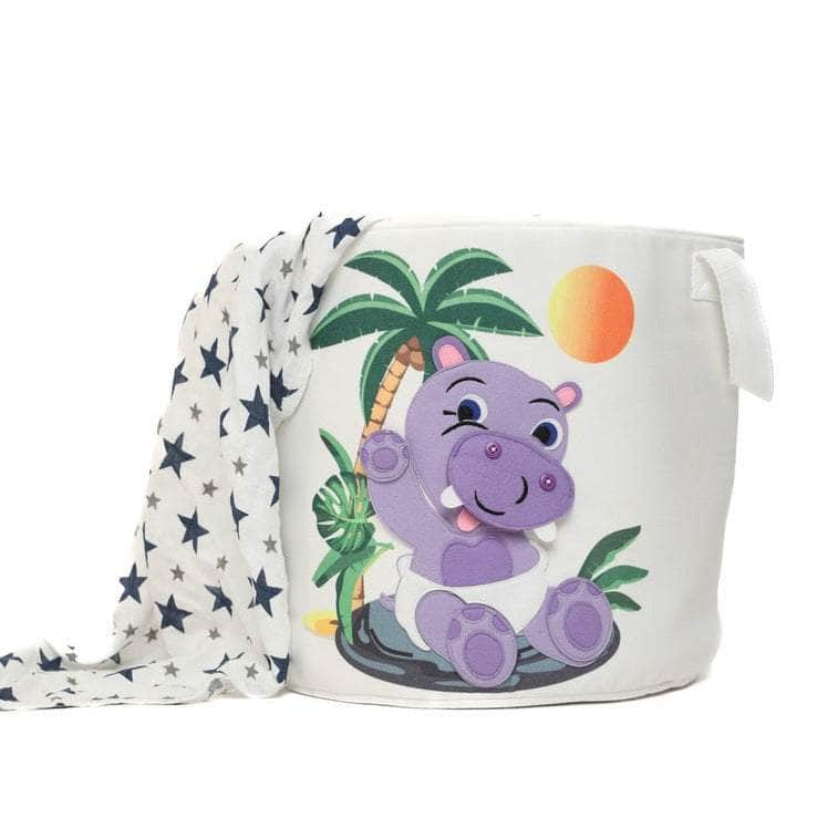 Baby Hippo - Storage Box (round)